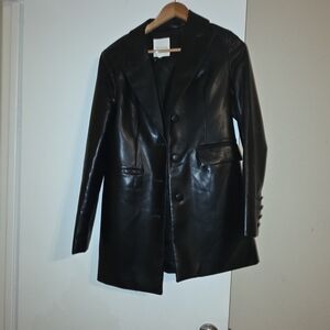 Avec Les Filles Black Trench Coat